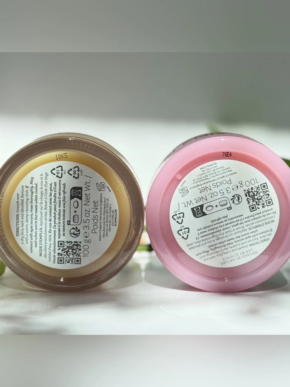 NEW Elemis Pro-Collagen Cleansing Balm Duo 3.5 oz + Rose Cleansing Balm 3.5 oz